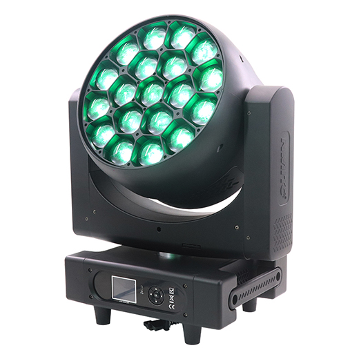 Bee YUER LED Beam+Wash Big Bees Eyes 19x20W RGBW Zoom Moving